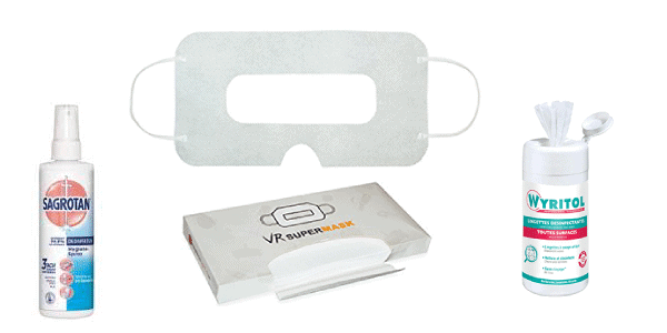 Kit hygiène et sécurité pour la réalité virtuelle